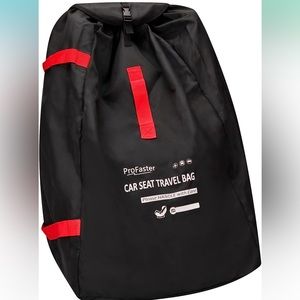 Car seat travel backpack